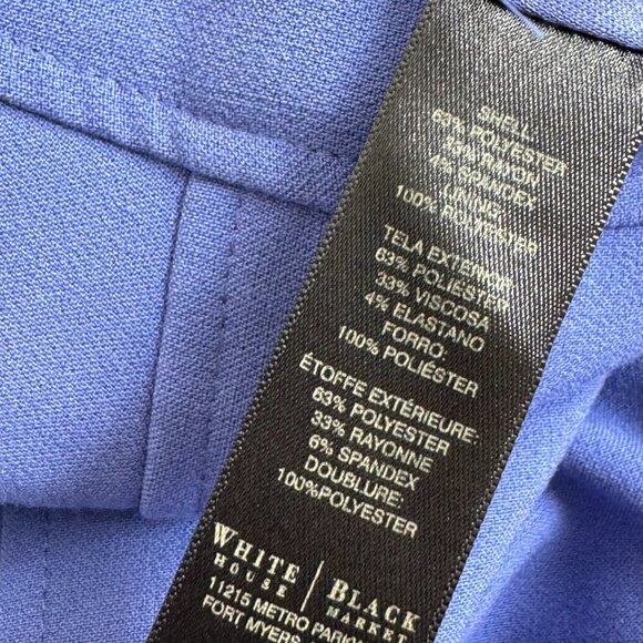 - White House Black Market WHBM Purple Fit Flare Sleeveless Sheath Dress US 6 - Picture 5 of 8